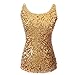 MapleClan Party Club Wear Glitter Sequined Women's Vest Tank Top