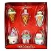 6-Piece Set Mini Ice Cream & Cupcake Christmas Ornaments #W5469