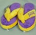 Los Angeles Lakers NBA Flip Flop Thong Slippers