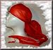 Sport Dorag Tie Down Long Tail Breathable Mesh Du-Rag Cap in RED