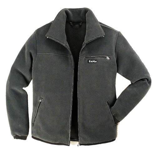 TAIGA Fleece Jacket-300 - Men's Polartec-300 Fleece Jacket, Charcoal, MADE IN CANADA