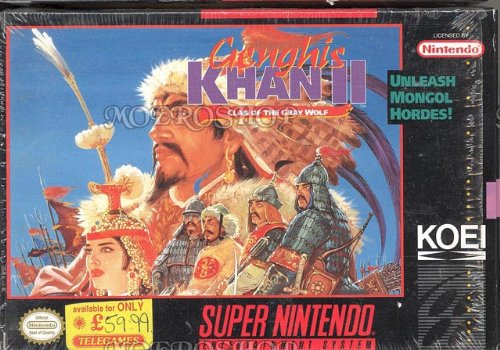 Cover image : Genghis Khan II: Clan of the Gray Wolf