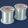 2 65Ft Crystal Clear Monofilament Cord Bead 0.2mm 20M