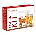 Spiegelau Crystal Beer Glass Tasting Set, Set of 4, Craft Beer Glass, Pilsner Glass, Hefeweizen, IPA, Tulip, Crafted in Germany