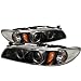 97-03 PONTIAC GRAND PRIX PROJECTOR HEADLIGHTS 1PC HALO - BLACK