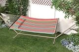 European Quilted Hammock w/ Button Tuft Pillow