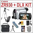 Canon ZR930 1.07MP MiniDV Camcorder w/ Deluxe Accessory Kit Bundle