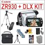 Canon ZR930 1.07MP MiniDV Camcorder w/ Deluxe Accessory Kit Bundle