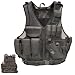 Tactical Crossdraw Military Cross Draw Vest w/Pistol Belt--ACU Camo