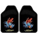 Ed Hardy Koi Fish Front Floor Mats 2-pc Set