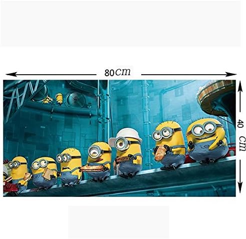 TIZZY BAC Super large Extended Gaming Mouse Mat / Pad Stitched Edges Mousepad computer tablet mouse pad 80CM x 40CM/31"x 16" - Minions02