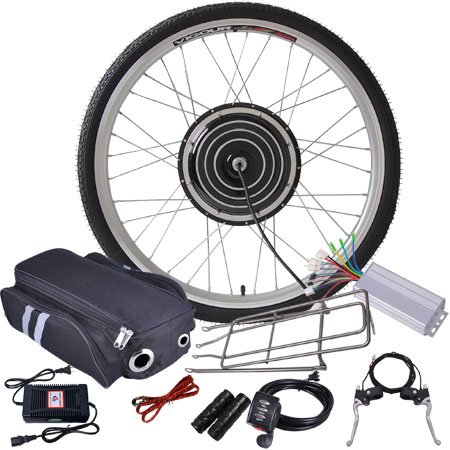 36v 500w 26 Inch Front Wheel Electric Bicycle Motor Conversion Kit