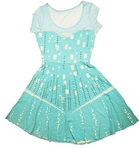 Womens I Am Elsa Frozen Dress Medium/Large