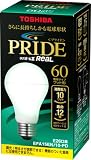 TOSHIBA ネオボールZリアルPRIDE A形 60Wタイプ 昼白色 EFA15EN/10-PD