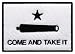 Come and Take It Flag Embroidered Patch Iron-On Gonzales Texas Revolution Emblem