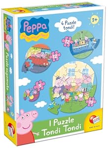 Liscianigiochi 41817 - Peppa Pig Puzzle Tondo Tondo