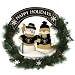 New Orleans Saints Team Snowman Wreath