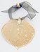Leaf Ornament - Gold Plated Aspen, Real Leaf!