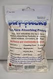 Dry-Packs Indicating Moisture Absorbing 1 oz Packets (Qty 4) in Recloseable Moisture Barrier Bag - Silica Gel Desiccant!