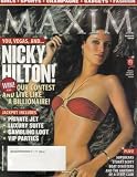 Maxim Magazine Nicky Hilton August 2005 Issue