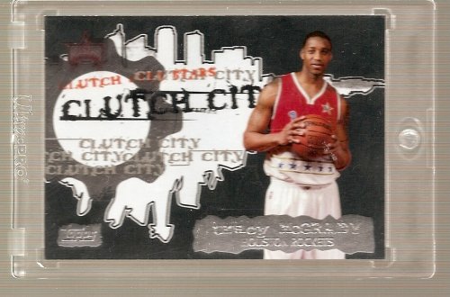 2006 07 Topps Clutch City Stars Tracy McGrady Houston Rockets Basketball Card # 16 - Mint Condition - Shipped in Protective Acrylic Display Case