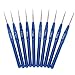 TOOGOO(R) 10pcs Metal Knitting Needles Crochet Hooks Kits With Ergonomic Grips 0.6-2.0mm