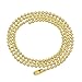 2mm 14k Gold Plated Ball Chain Necklace, 24