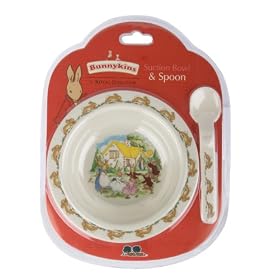 Bunnykins - Suction Bowl & Spoon (Playing)