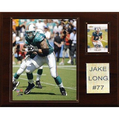 NFL Miami Dolphins Jake Long Player Plaque