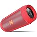 JBL Charge 2+ Splashproof Portable Bluetooth Speaker (Red) (Certified Refurbished)