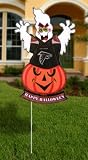 20" Lighted NFL Atlanta Falcons "Happy Halloween" Yard Decoration