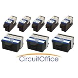 Kodak #10 Black and Color Remanufactured Ink Cartridges: 5 Black and 3 Color