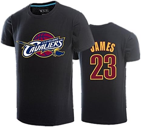 LeBron James NBA Cleveland Cavaliers Number T-Shirt Black (S)