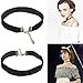 Ownsig 90's Women Black Velvet Choker Necklace GothicJewelry