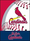 St. Louis Cardinals 60x80 Printed Raschel Blanket