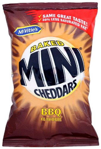 Mcvitie's Baked Mini Cheddars BBQ Flavour Biscuits 50 g (Pack of 30) Mcvitie's Baked Mini Cheddars BBQ Flavour Biscuits 50 g (Pack of 30) picture