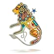 Fierce Leo the Lion Zodiac Pin from the Artazia Collection #909 MP NP