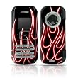 Red Neon Flames Design Protective Skin Decal Sticker for LG enV VX9900 Cell Phone