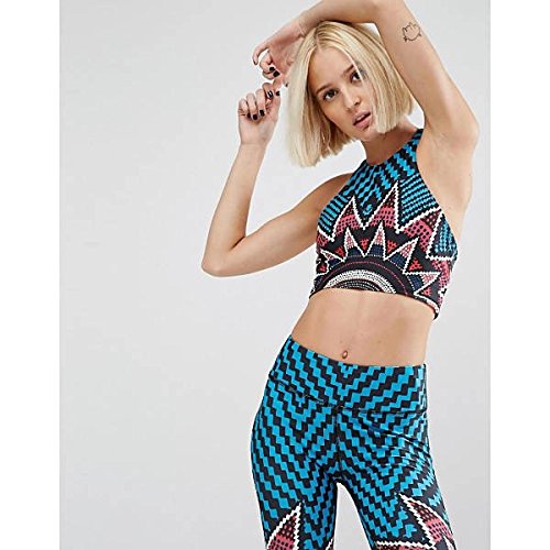 マラ ホフマン トップス カットソー Mara Hoffman Starbasket Tank Bra Tealmulti9 [並行輸入品]