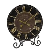 Infinity Instruments The Parlor - Chester Black & Gold Table Clock