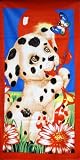 The Cute Puppy Bath / Beach Towel