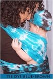Baby K'tan Baby Carrier Tie Dyed Blue Brown Medium