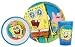 Spongebob Squarepants Dinnerware Set - 3 pcs kid Dinnerware Set