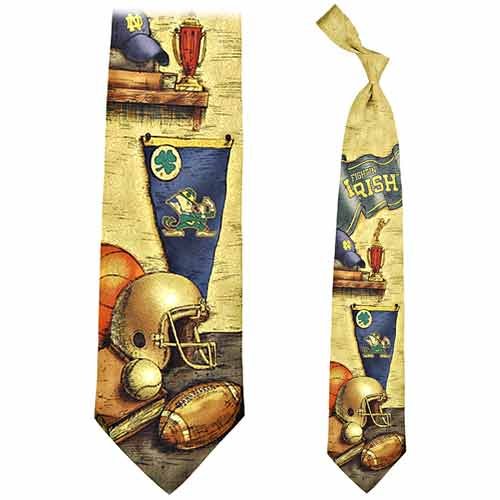 Eagles Wings Notre Dame Fighting Irish Nostalgia Tie