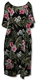 Pale Hibiscus Orchid Garden Size Hawaiian Aloha Long Dress