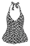 Torrid Plus Size Retro Chic By Torrid - Black And White Cherry One-Piece Swimsuit