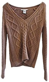 V-Neck Pullover Cinnamon