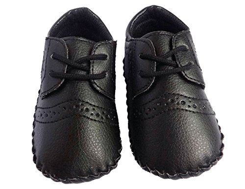 Femizee Infant/Toddler Baby Boys Sewing Pattern Soft Leather Oxford Shoes