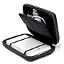 CaseCrown Hard Case Mobile External Hard Drive Case (Black) For Seagate FreeAgent Go 250 GB USB 2.0 Portable External Hard Drive ST902503FGA2E1-RK (Silver)