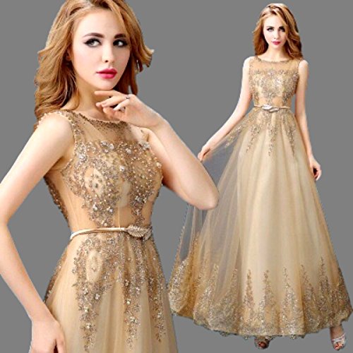 momoti ウェディングドレス カラードレス 花嫁ドレス 結婚式 二次会 プリンセスライン エンパイア 挙式 披露宴 演奏会 ロングドレス パーティー ファスナータイプ 金色